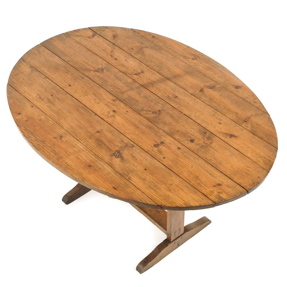 French Oval ‘Tilt-Top’ Vintner’s Table