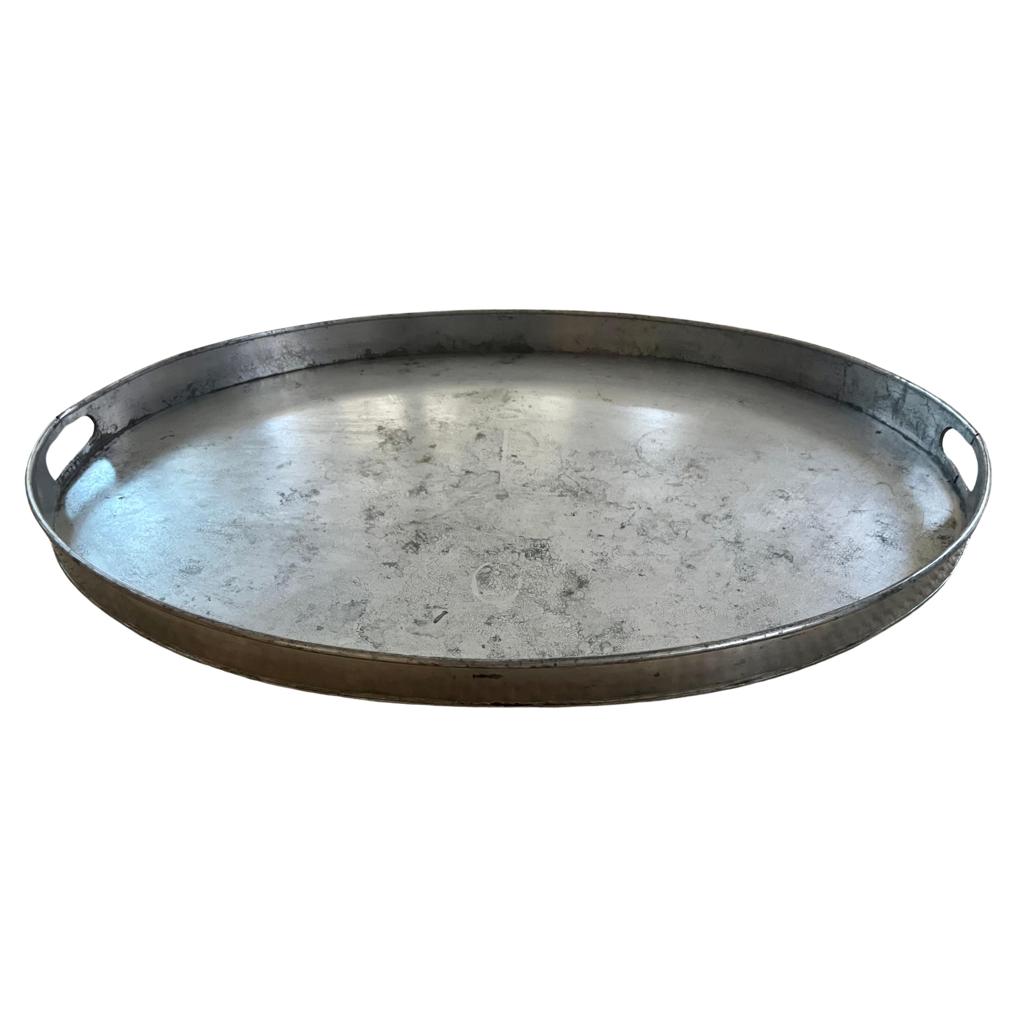 Oval Tole Tray For Sale