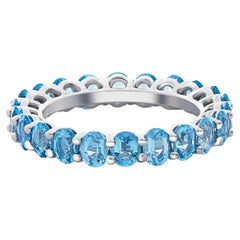 Ovaler Topas Full Eternity Ehering