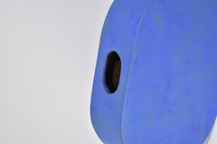 Oval Vase in Blue