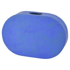 Oval Vase in Blue