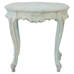 Oval Venetian Painted Accent Table