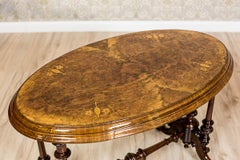 Oval Victorian Table from the Mid-19th Century