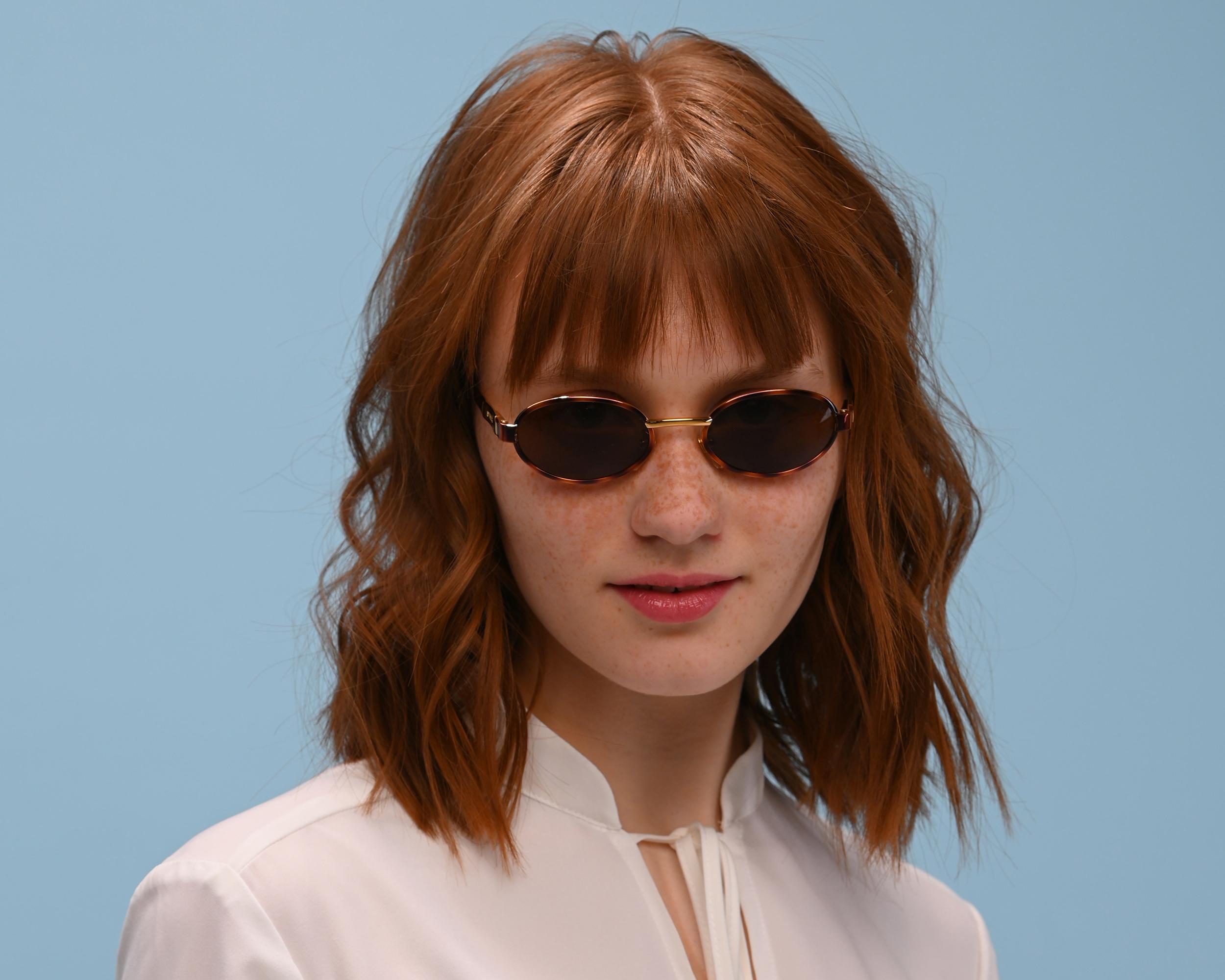 Lunettes de soleil ovales vintage par Sting, Italie en vente 3