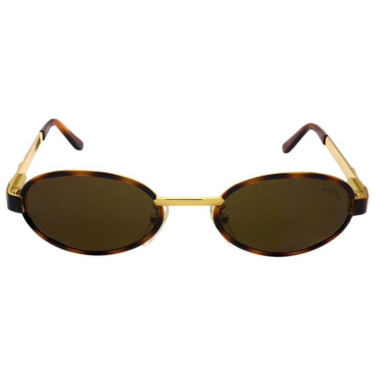 Oval vintage sunglasses by Sting, Italy For Sale at 1stDibs