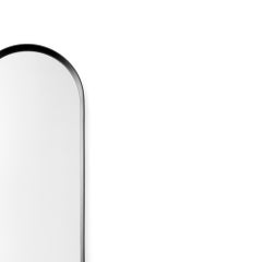 Oval Wall Mirror by Norm Architects, in Black Frame