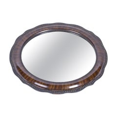 Oval wall mirror