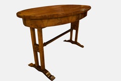 Oval Walnut Centre Table