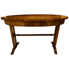 Oval Walnut Centre Table