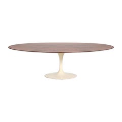 Oval Walnut Dining Table by Eero Saarinen