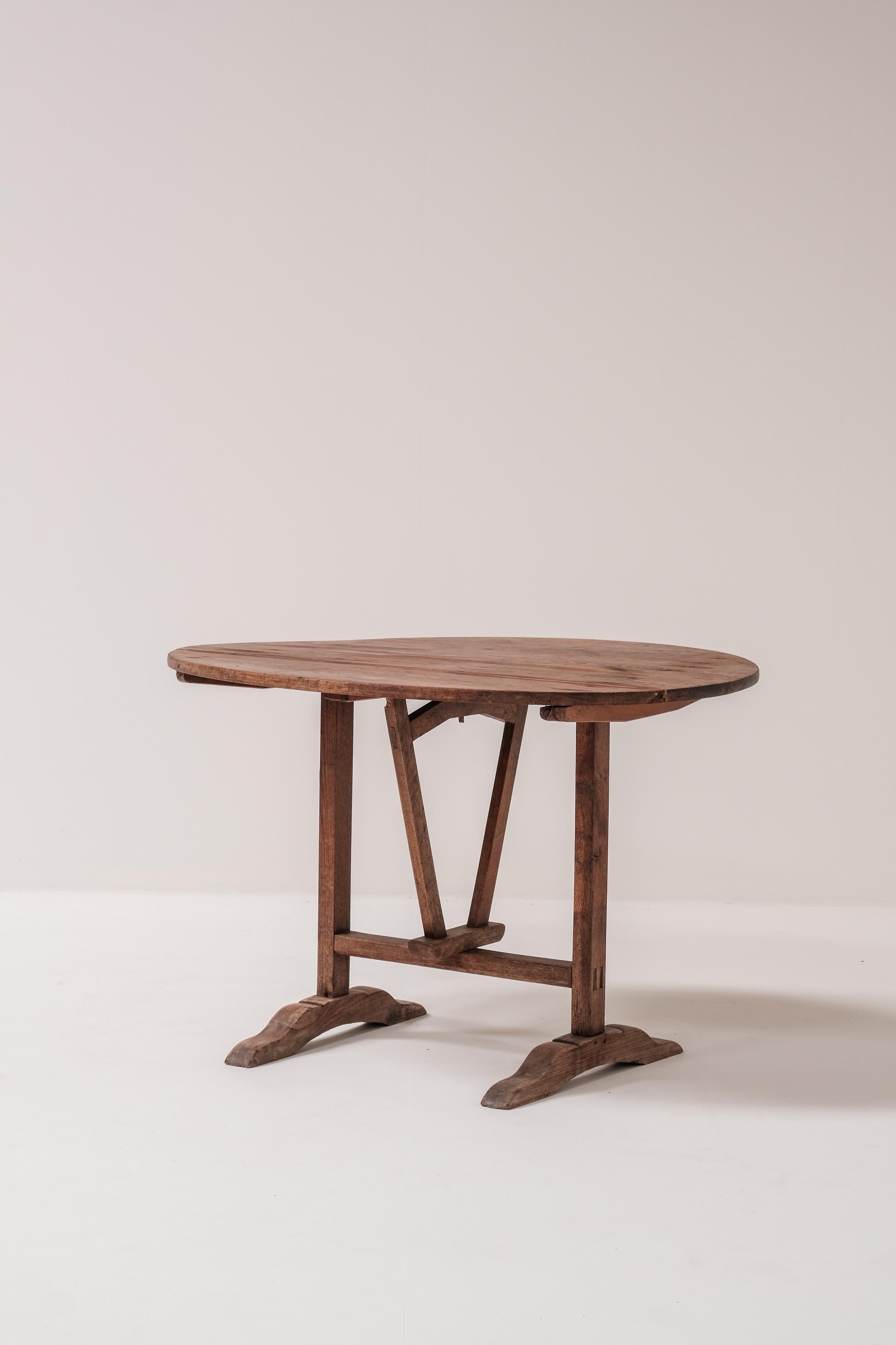 French Oval Wine table, France 19th century