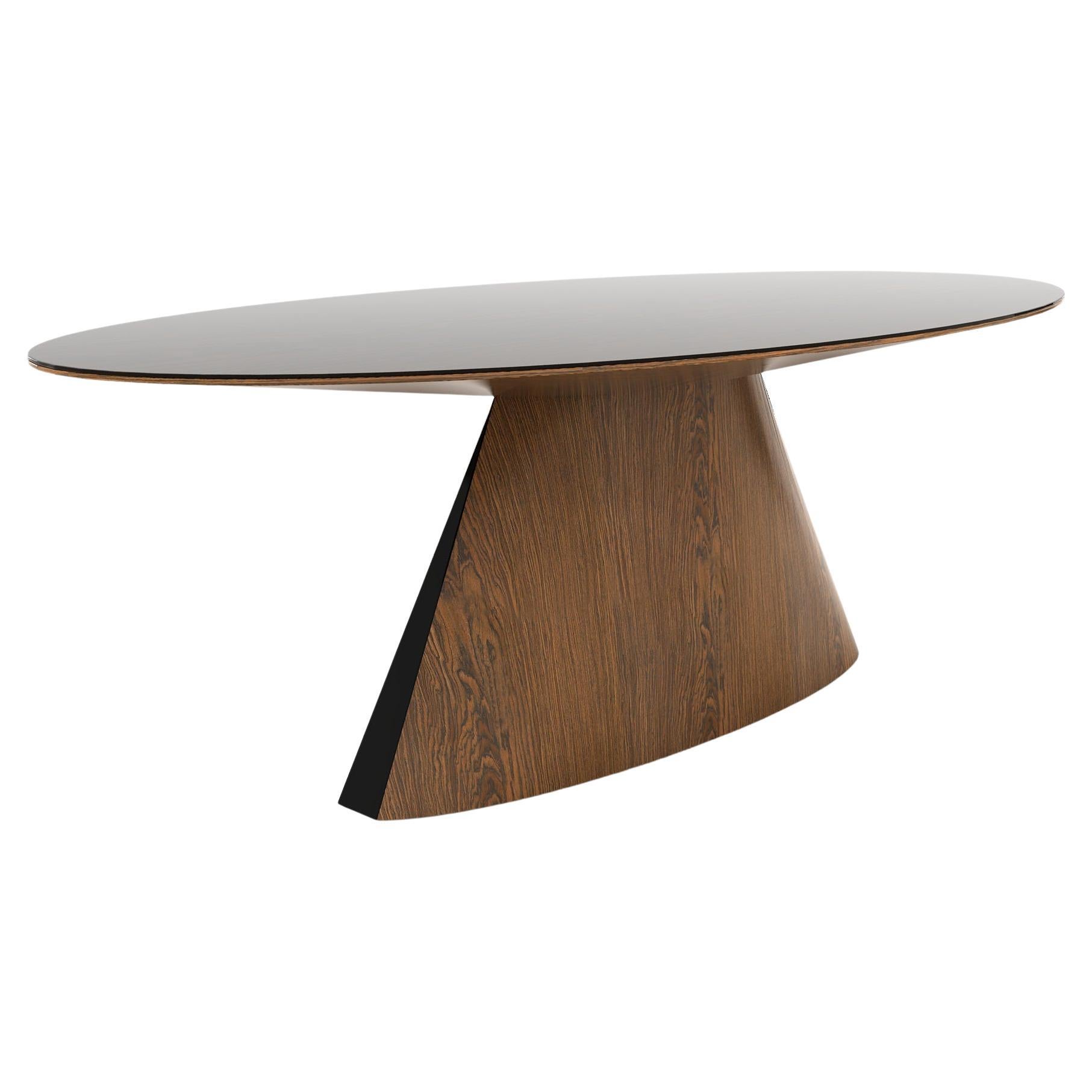 Oval Wood Dining Table, Tango
