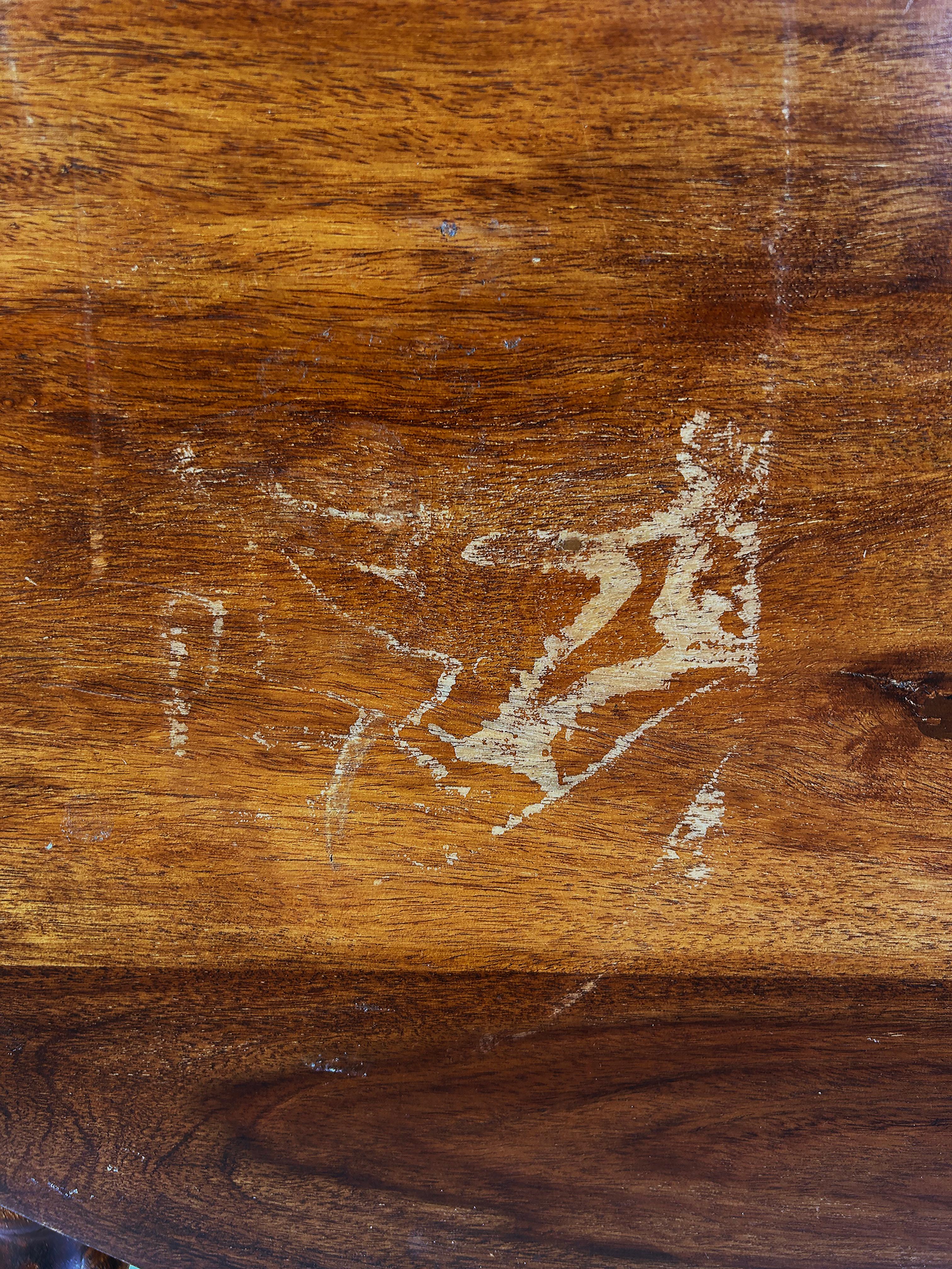 Table de salle à manger ovale à pieds torsadés et pieds tournés, 8 places en vente 8