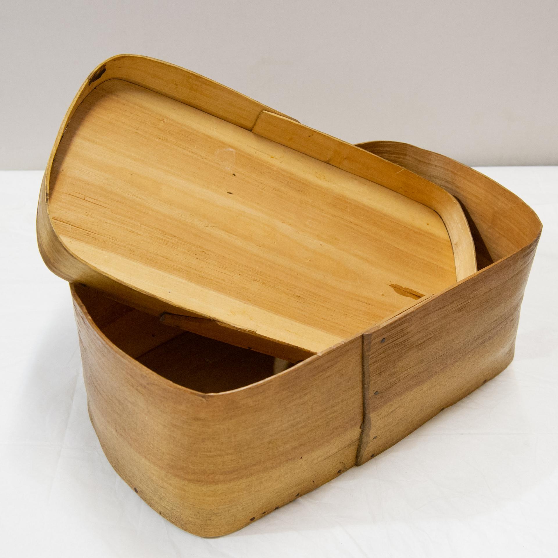 Oval Wooden Apothecary Boxes Set For Sale 4