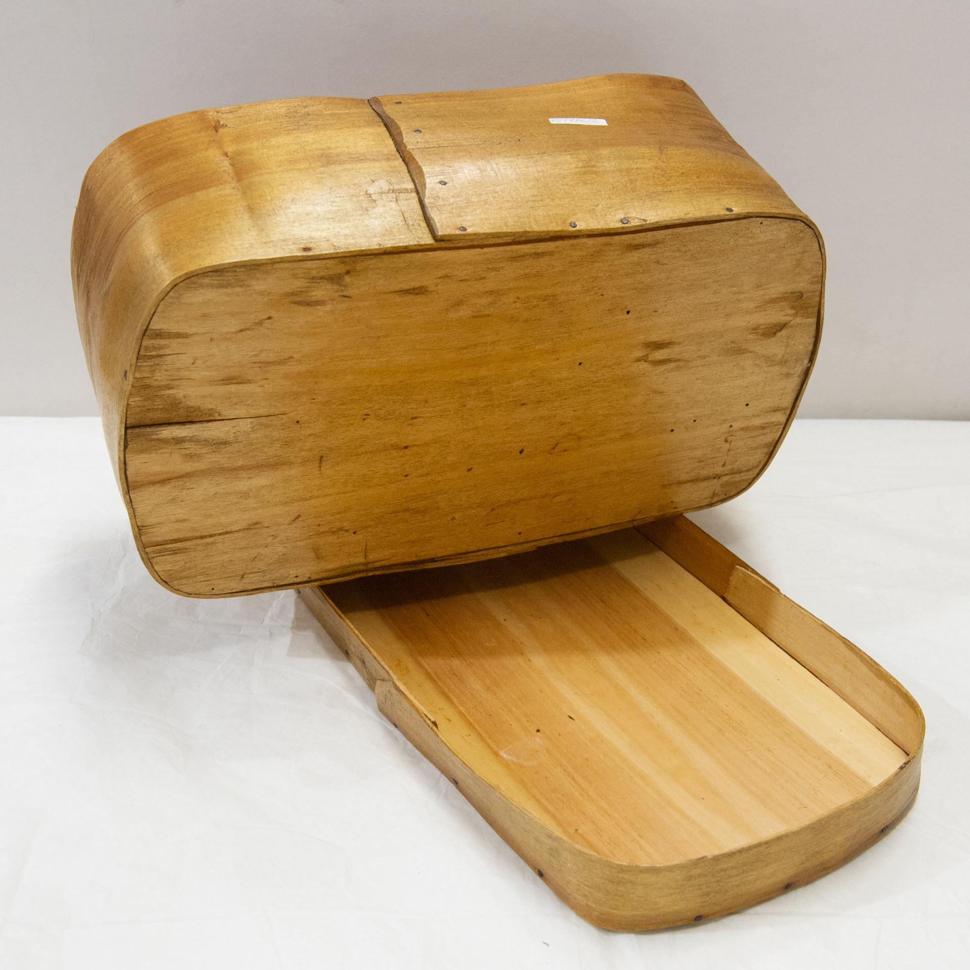 Oval Wooden Apothecary Boxes Set For Sale 9