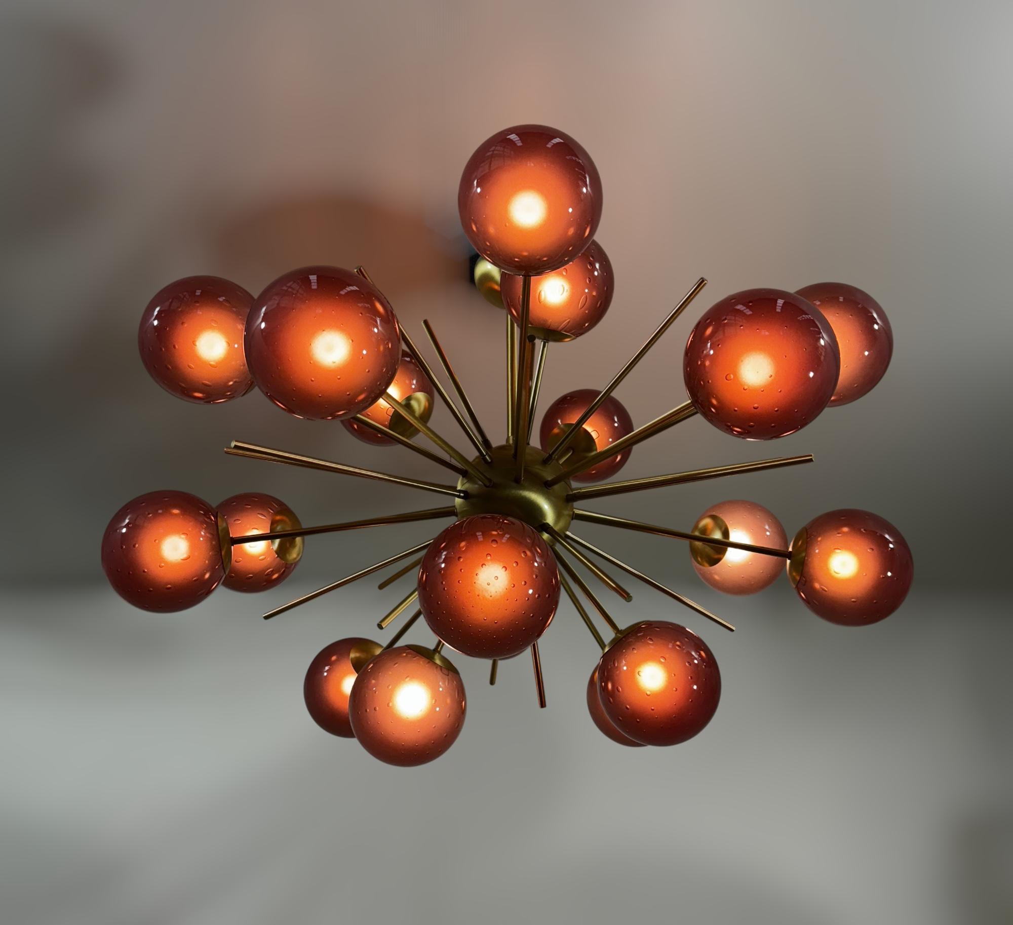 Ovale Diciotto Sputnik Kronleuchter von Fabio Ltd im Angebot 2