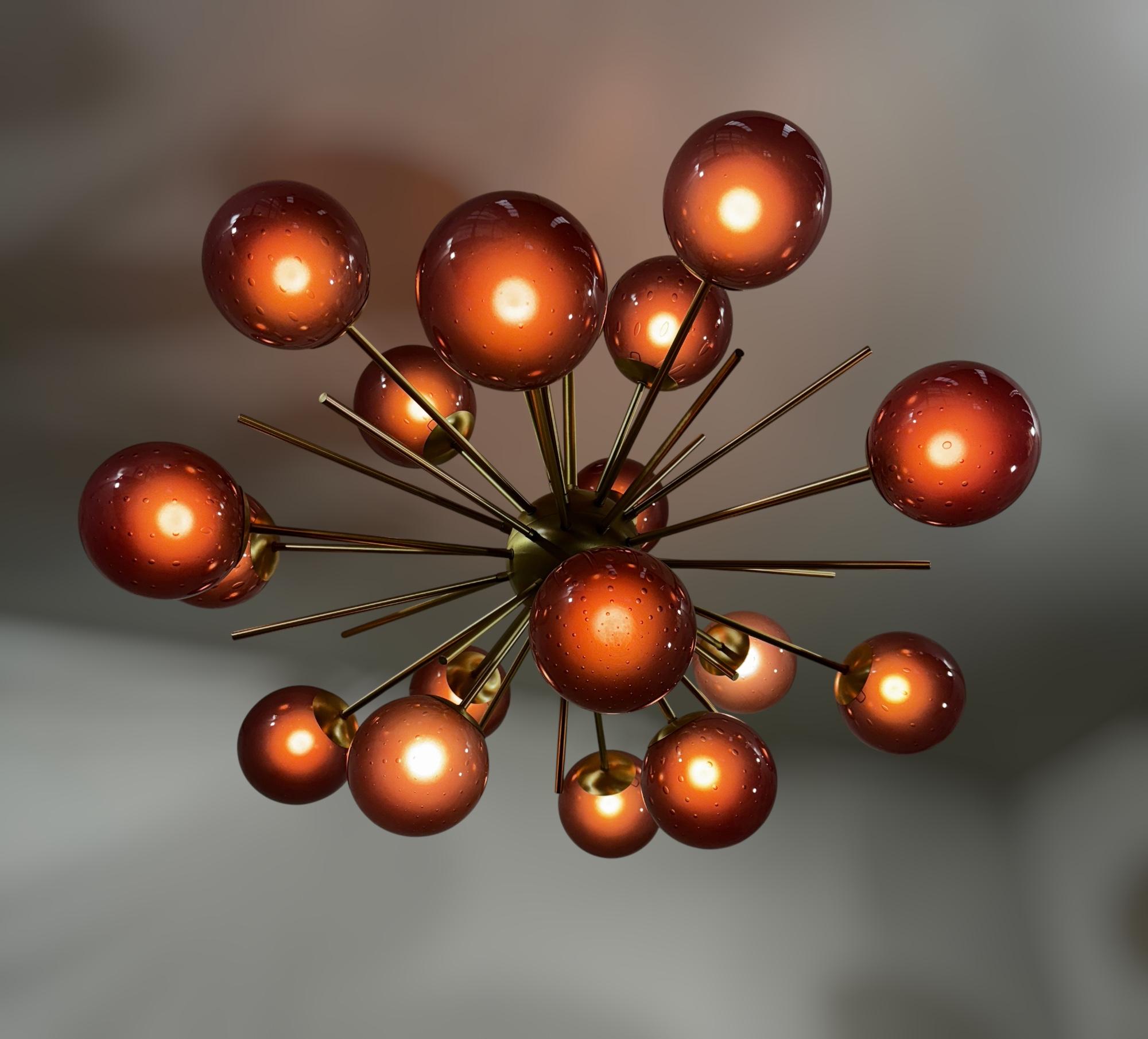 Ovale Diciotto Sputnik Kronleuchter von Fabio Ltd im Angebot 3