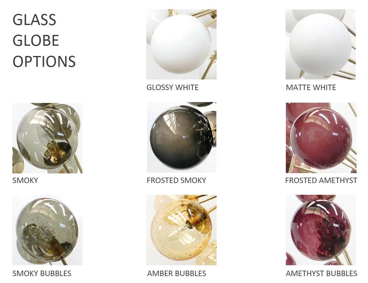 Ovale Diciotto Sputnik Kronleuchter von Fabio Ltd im Angebot 4