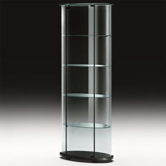 Ovale Glass Vitrine