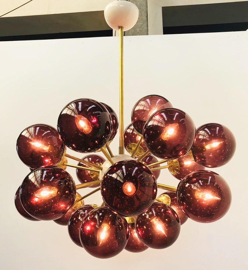 Italiano Lampadario Ovale Sputnik di Fabio Ltd in vendita