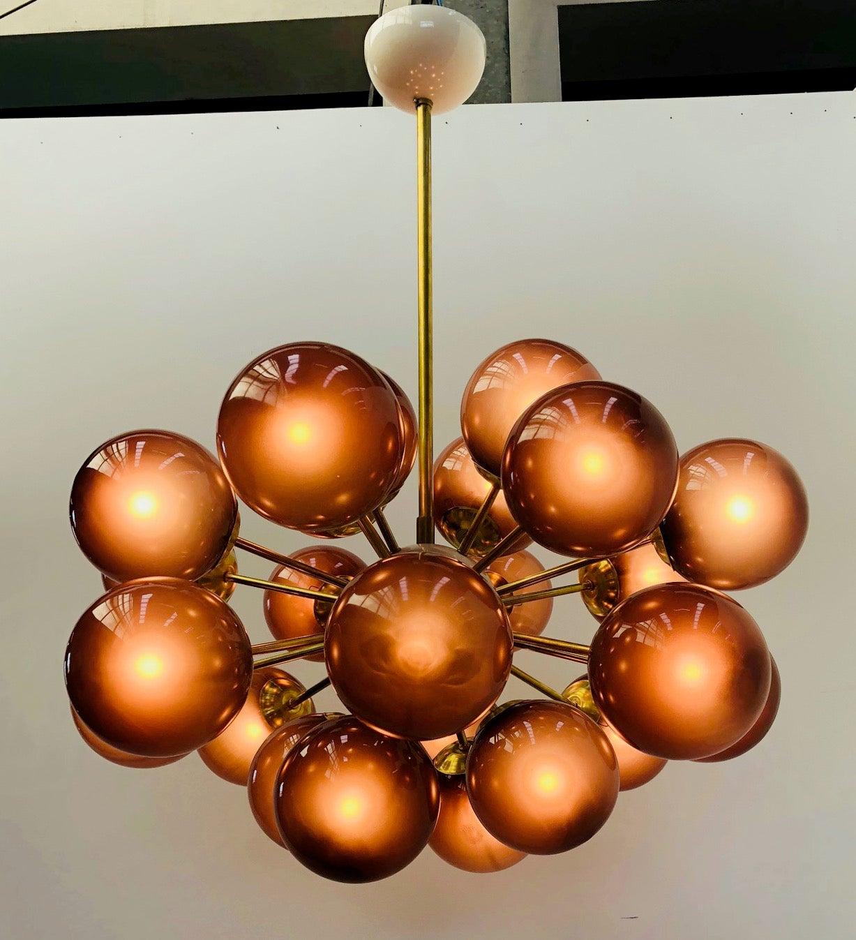 Contemporary Ovale Sputnik Chandelier by Fabio Ltd For Sale