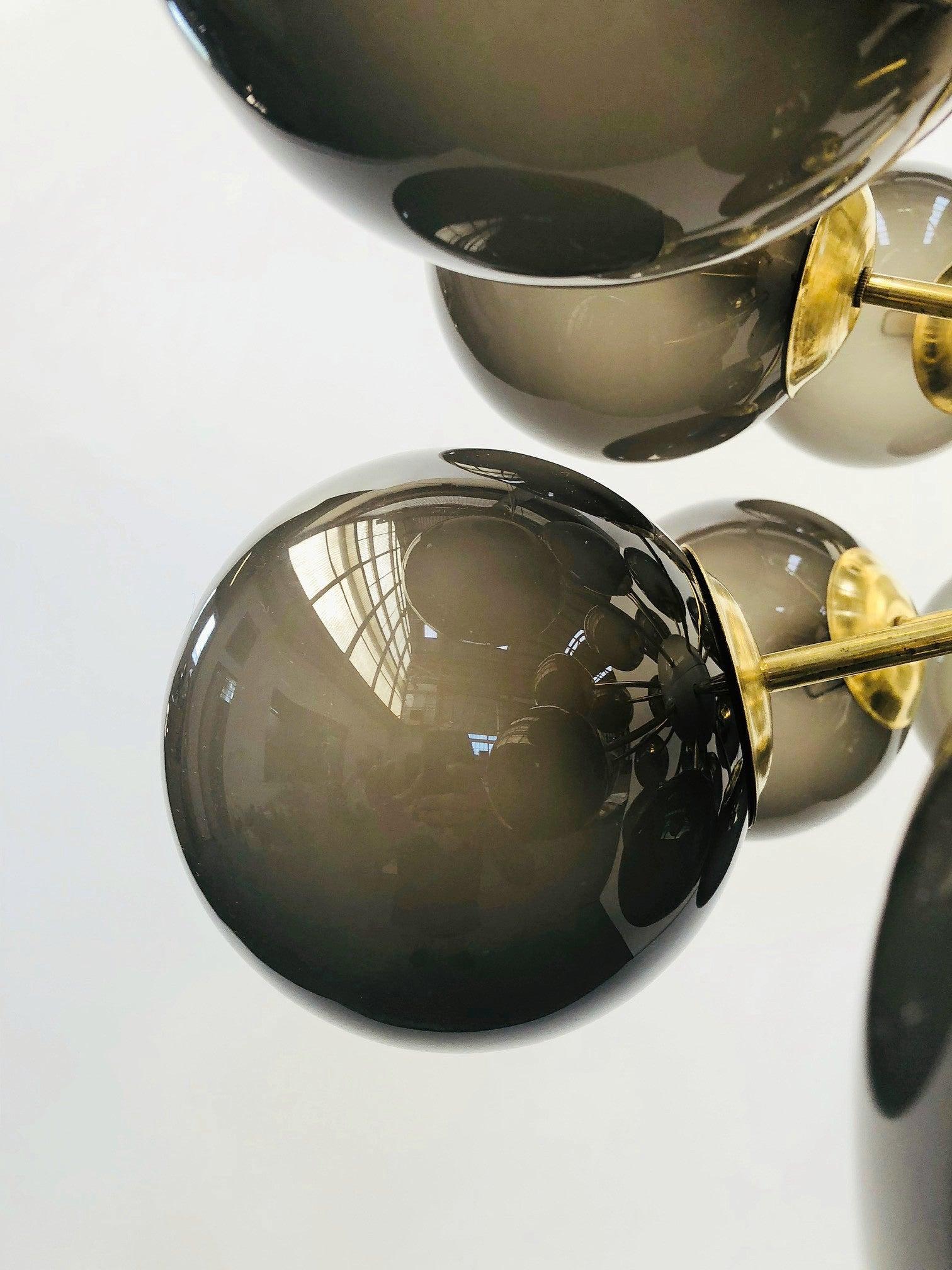 Murano Glass Ovale Sputnik Chandelier by Fabio Ltd For Sale
