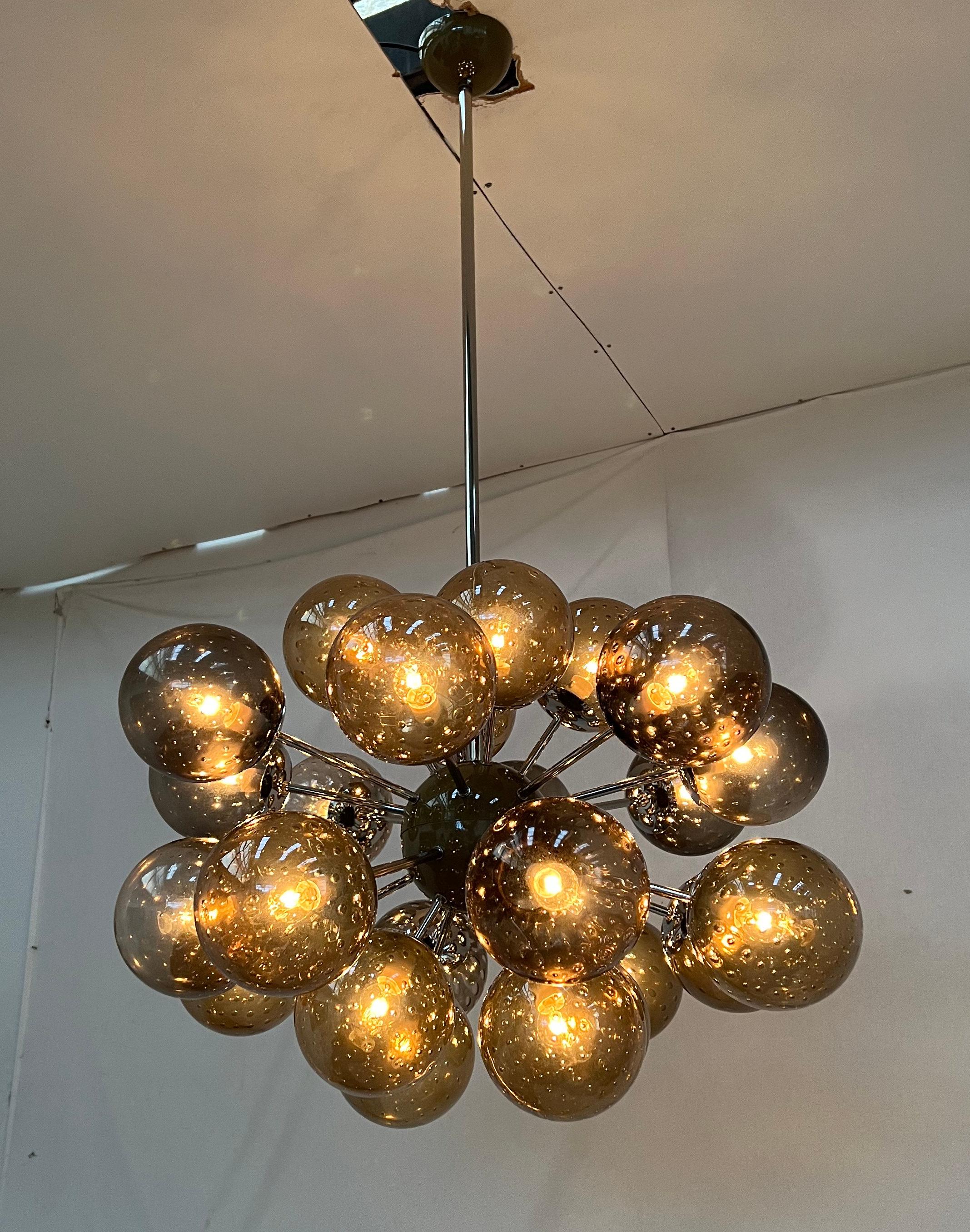 Ovale Sputnik Chandelier by Fabio Ltd For Sale 2