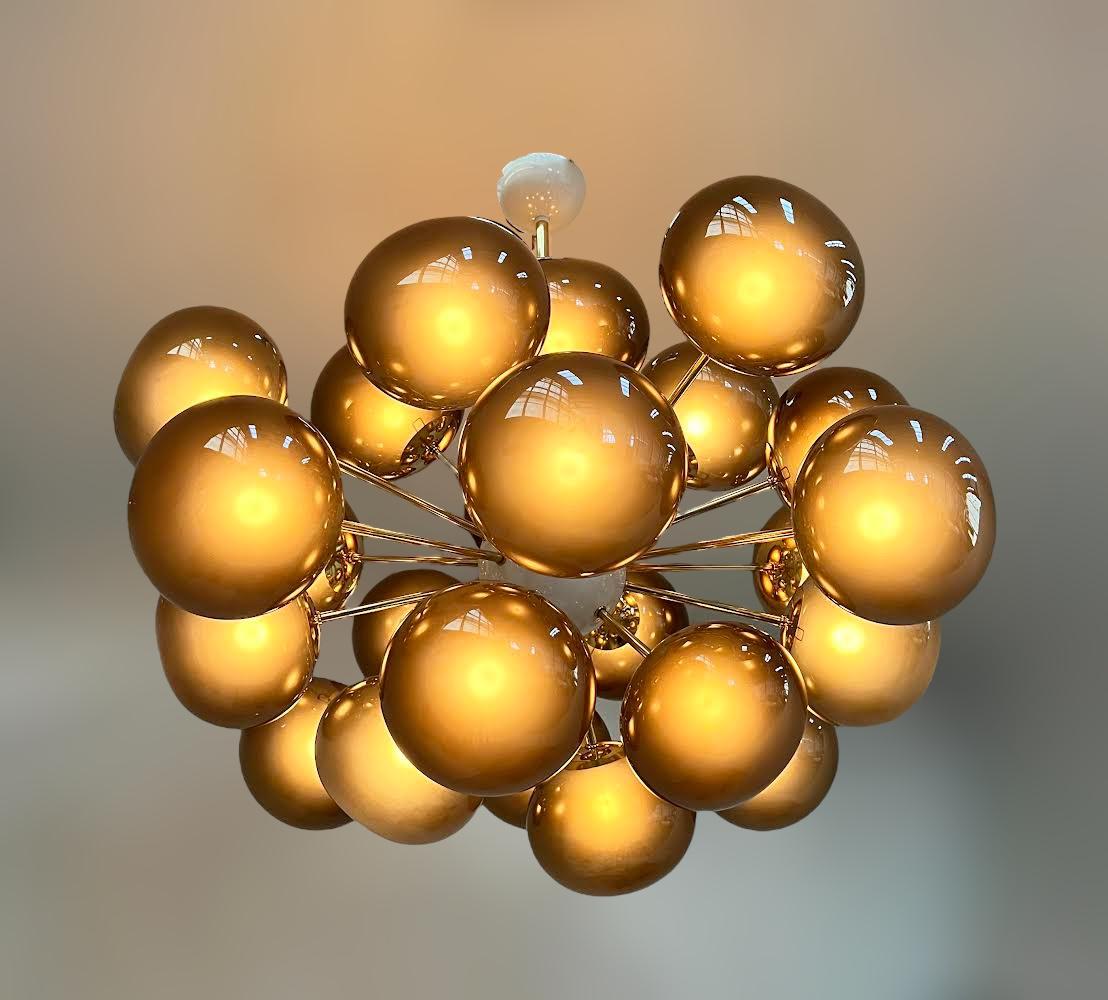 Ovale Sputnik Chandelier by Fabio Ltd For Sale 2