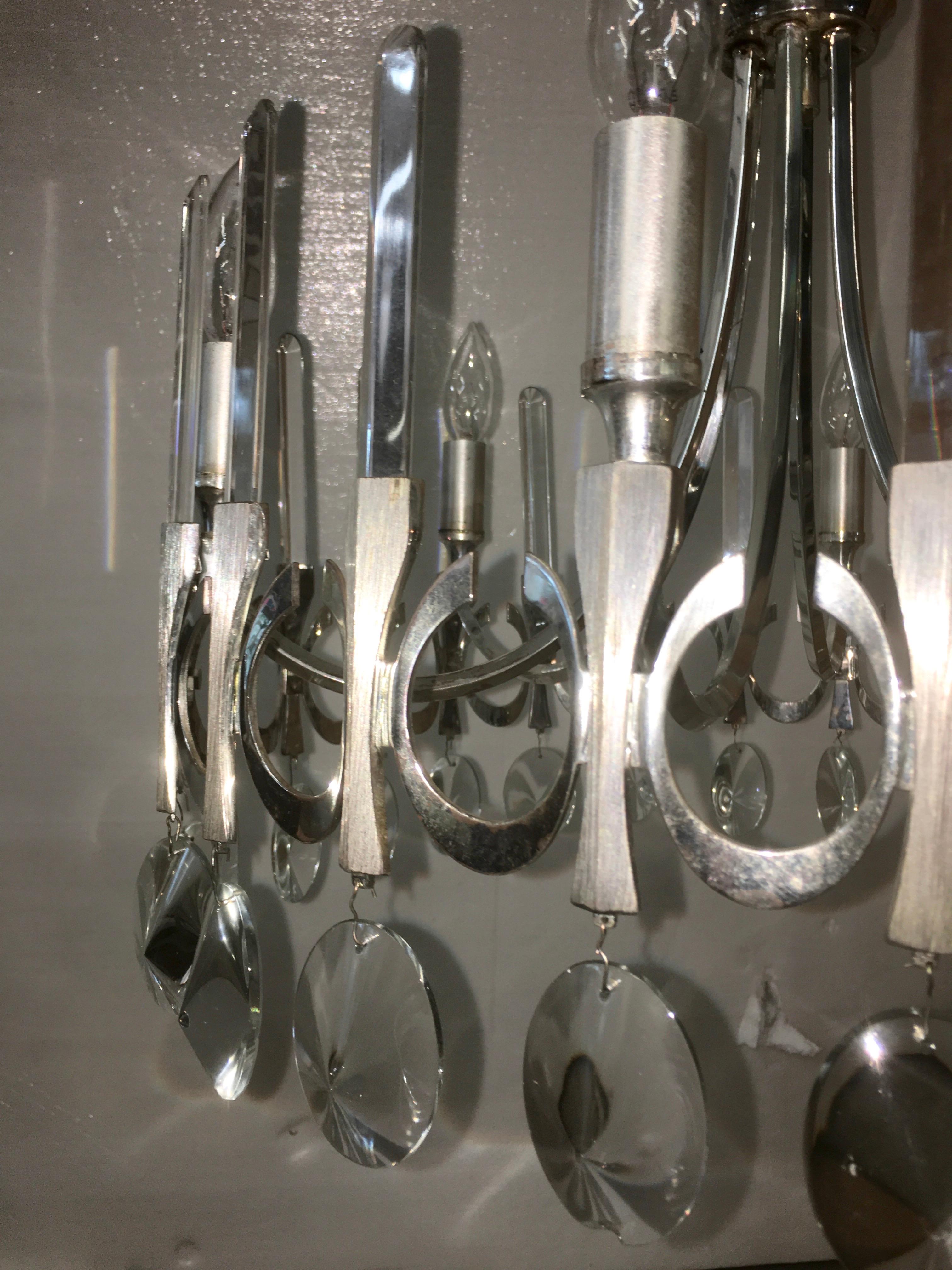 Lampadario Ovali di Angelo Gaetano Sciolari in vendita 3