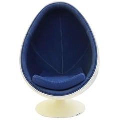 Ovalia Egg Chair Original by Thor Larsen by for Torlan Staffanstorp, Sweden 1968