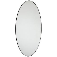 Ovalis™ Oval Mirror with Black Frame - Large