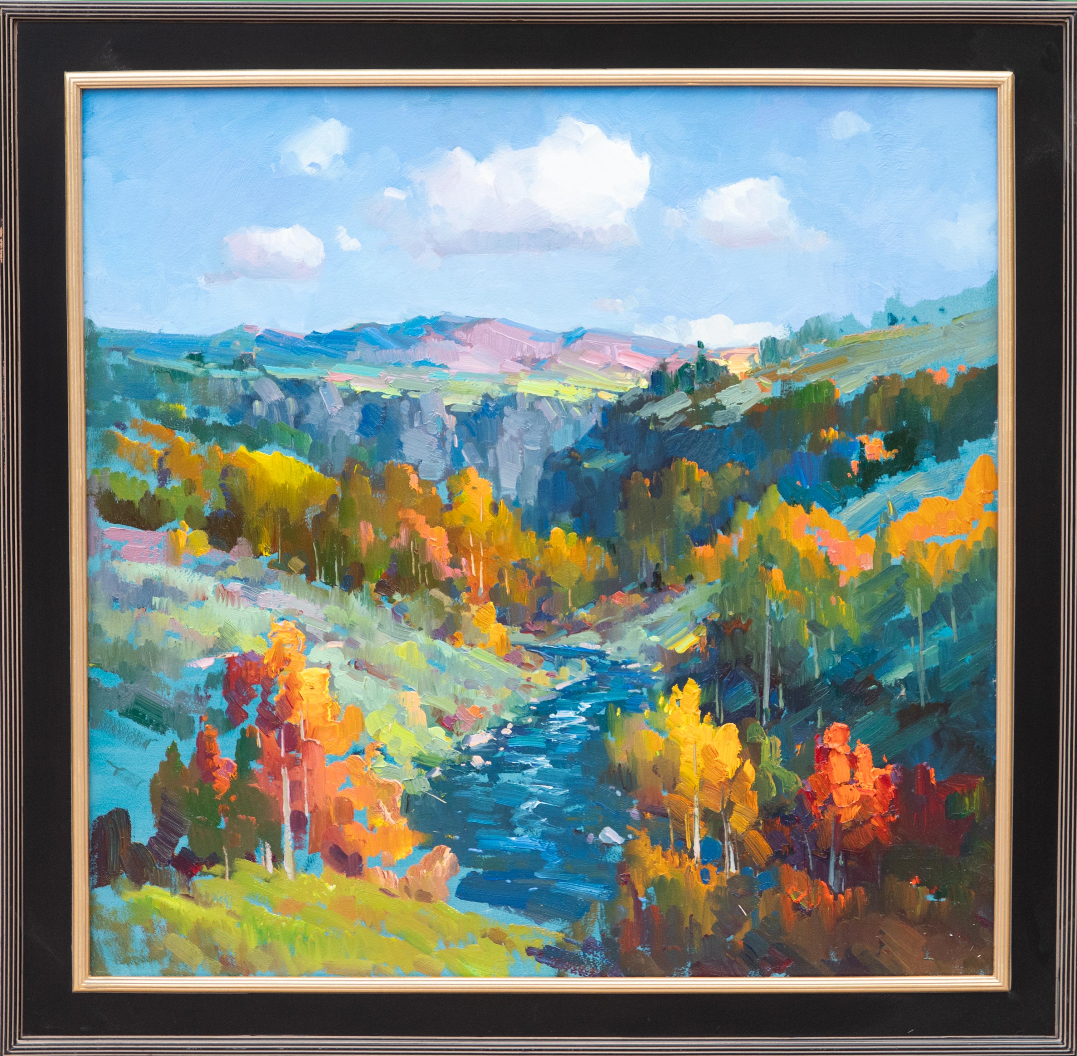 Ovanes Berberian Landscape Painting - Autumn Day