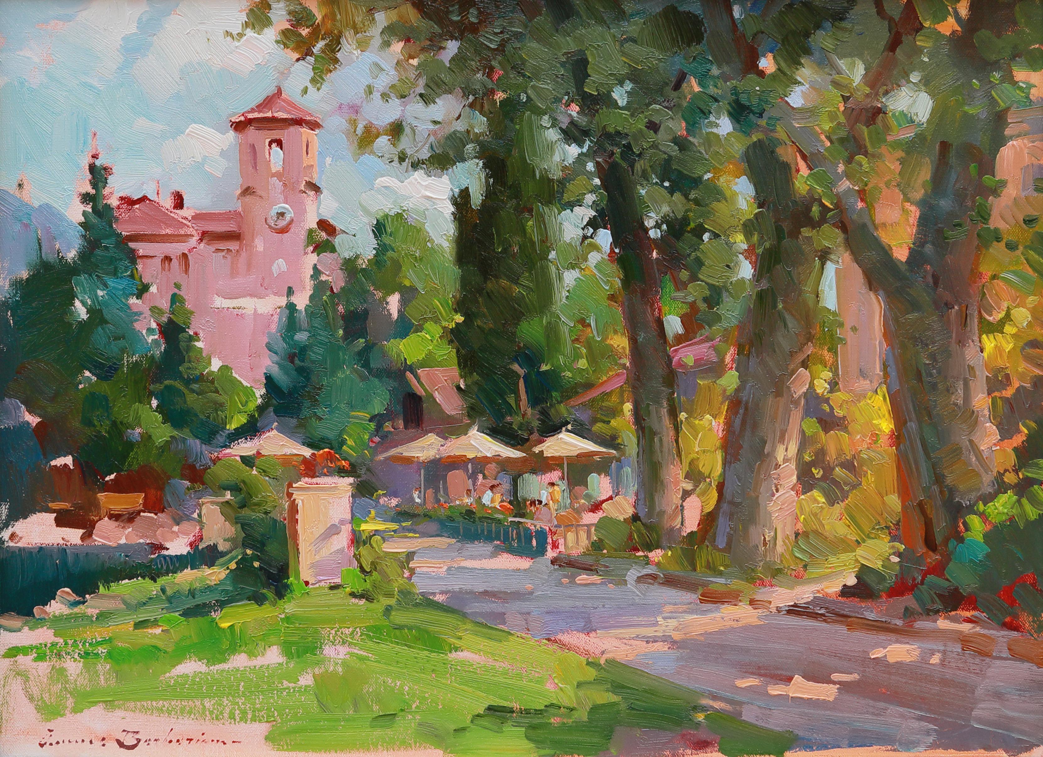 Pomeriggio Broadmoor - Painting Impressionismo di Ovanes Berberian