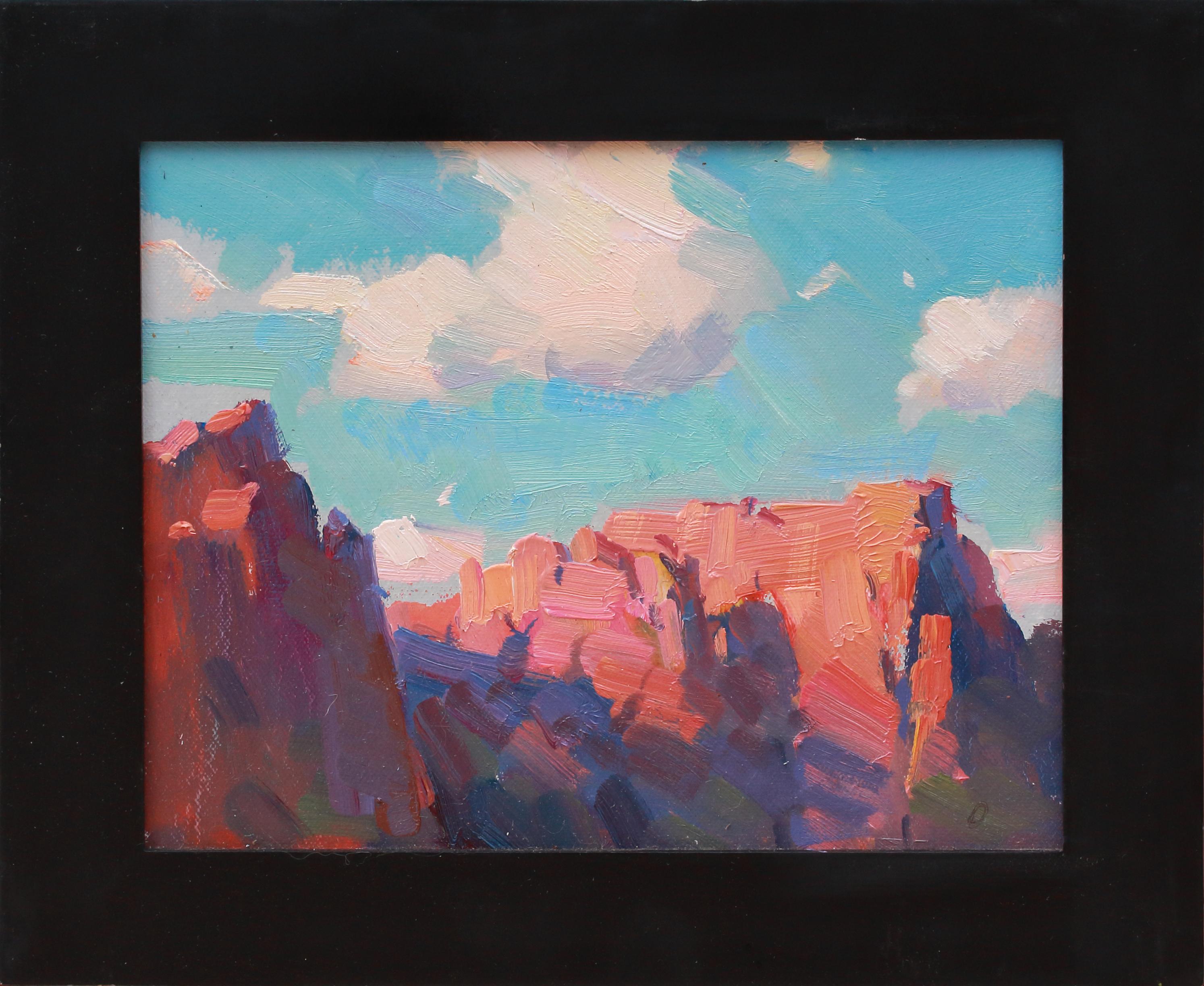 Abendschatten – Painting von Ovanes Berberian