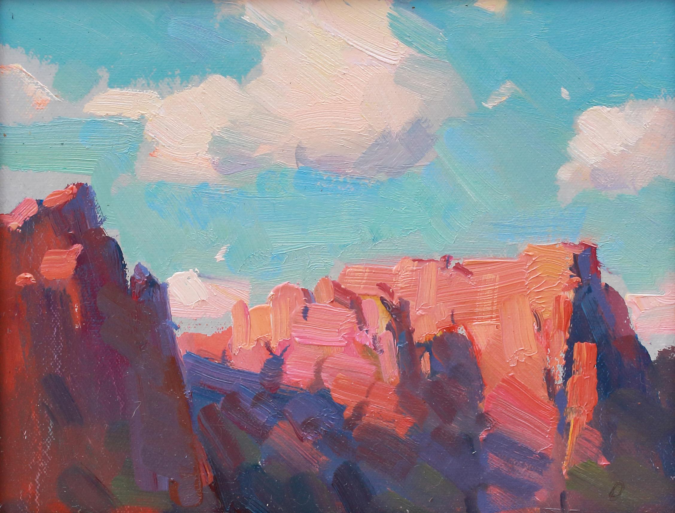 Abendschatten (Impressionismus), Painting, von Ovanes Berberian