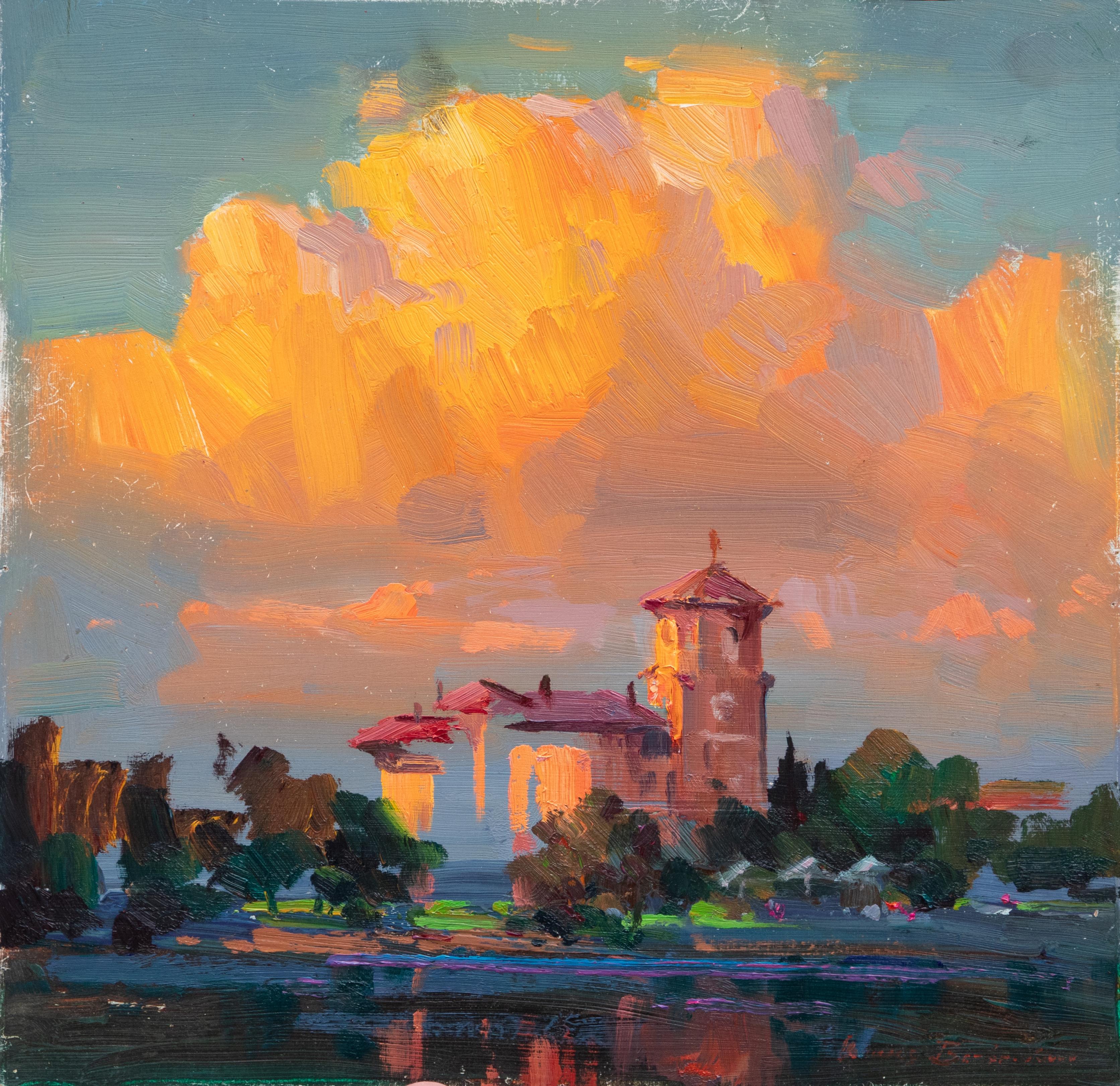 Abenddonner – Painting von Ovanes Berberian