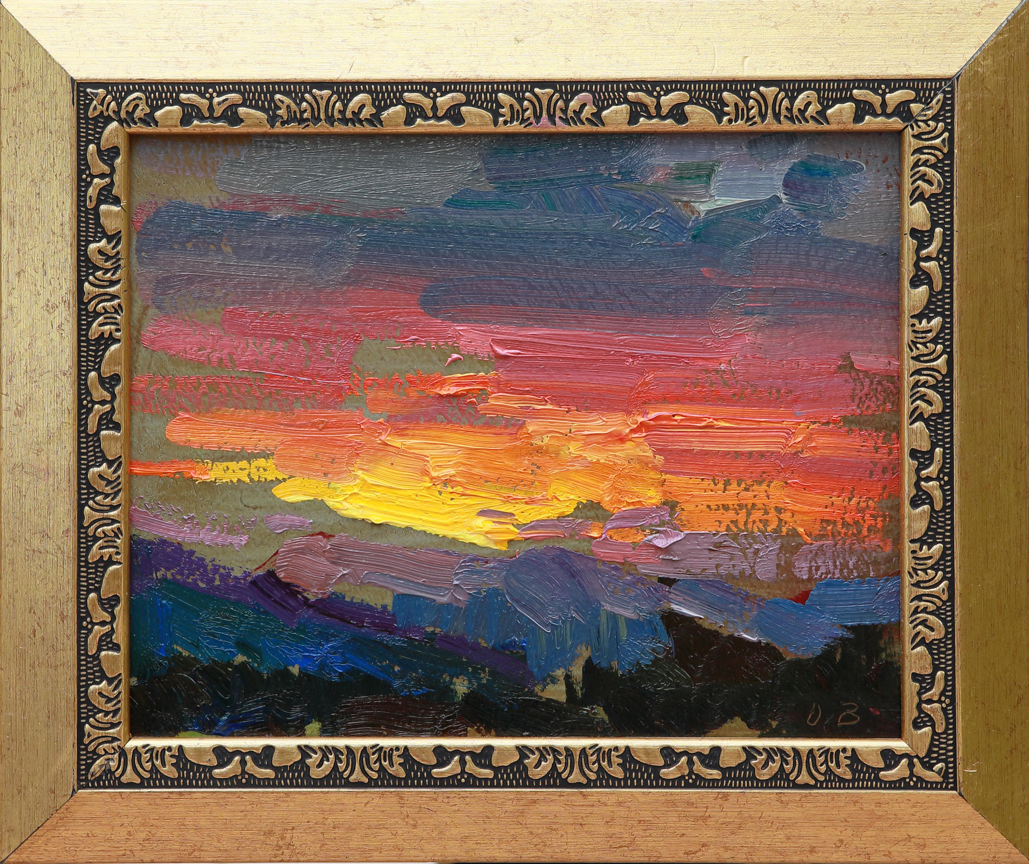 Tramonto tardivo - Painting di Ovanes Berberian