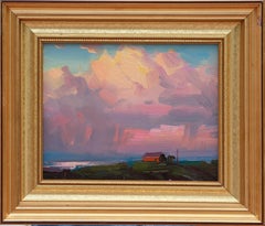 Thunderstorm Cloud at Sunset