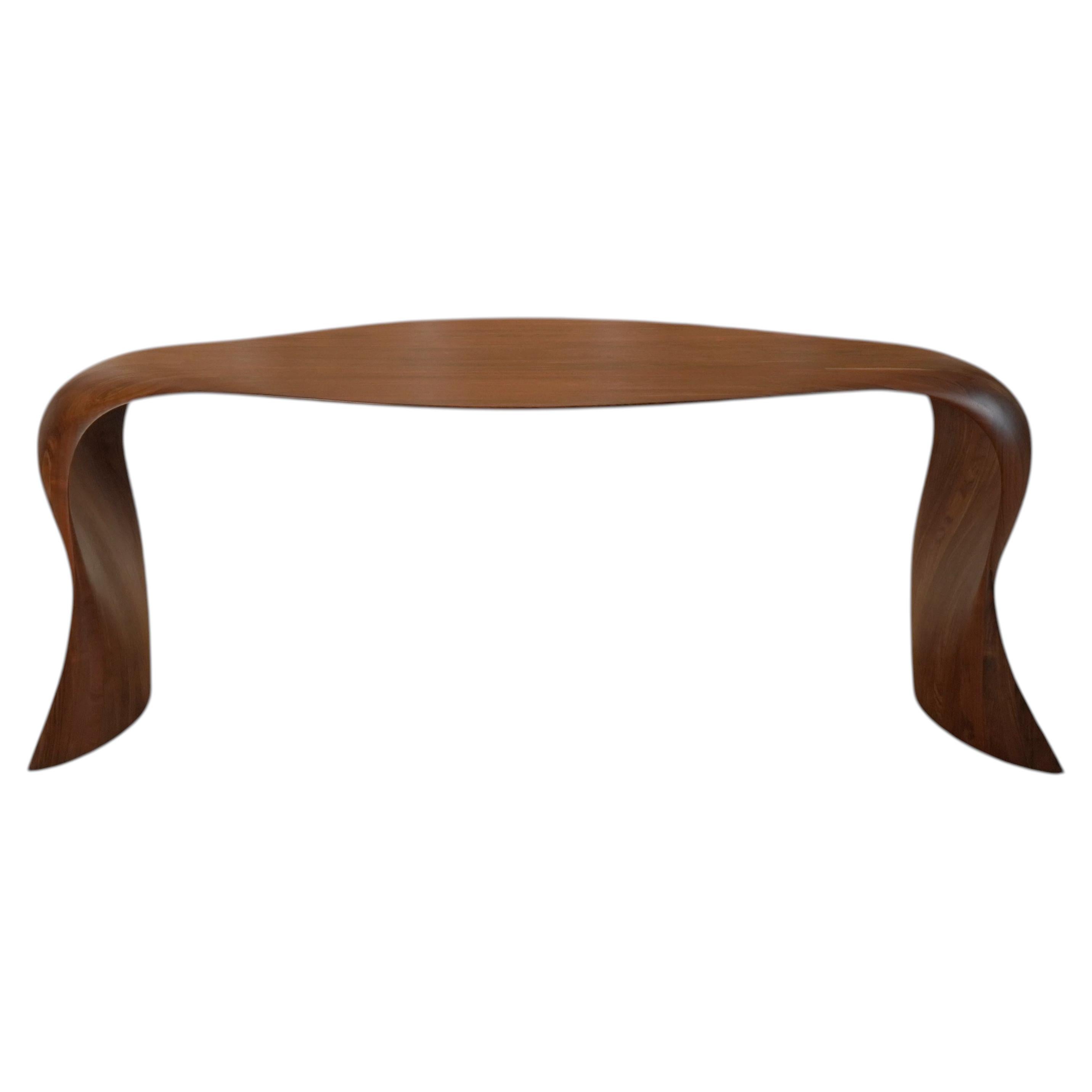 OVANGOL DESK 5/8 Solid ovangkol wood table by Benjamin Pagart, 2025