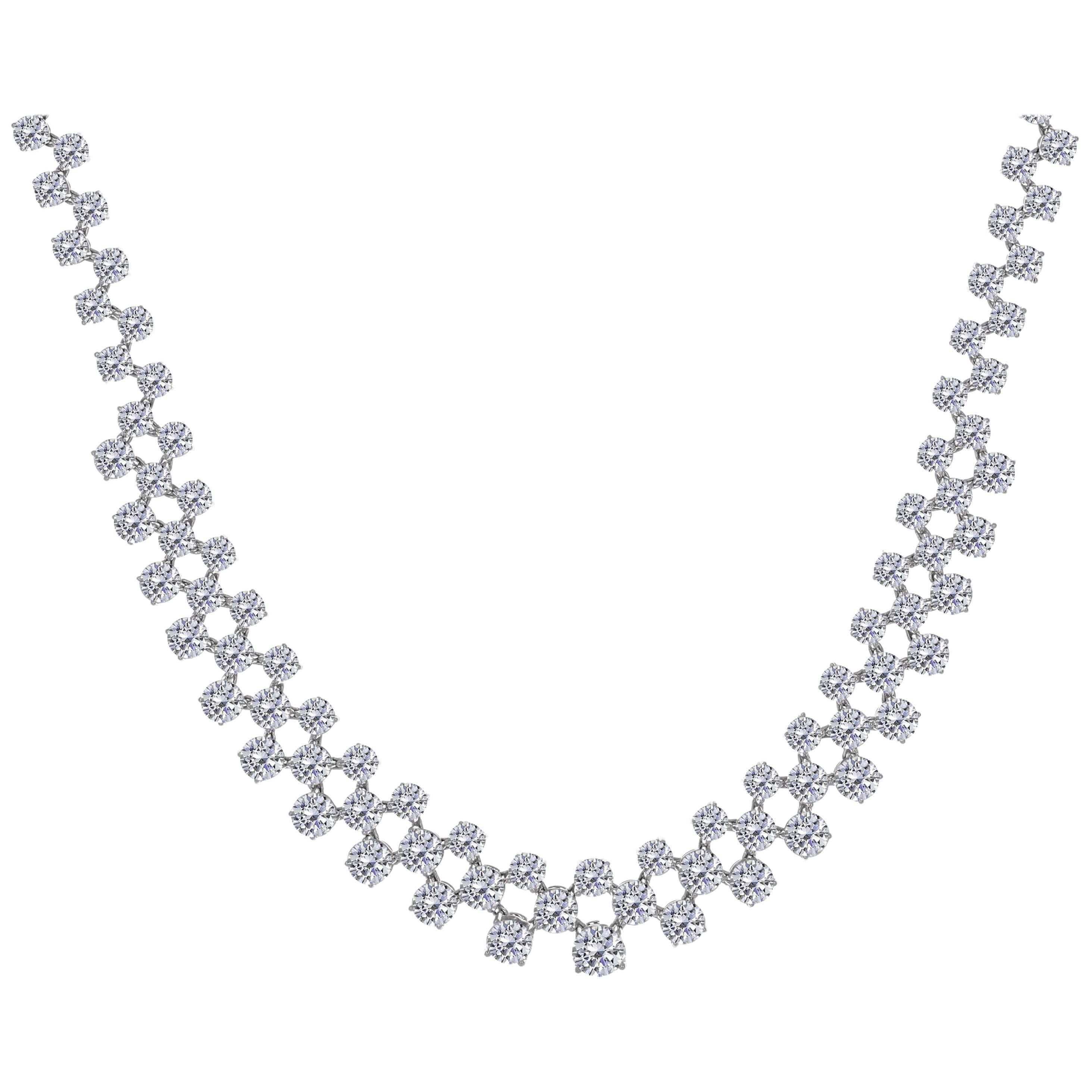 Over 49.00 Carat Diamond Necklace