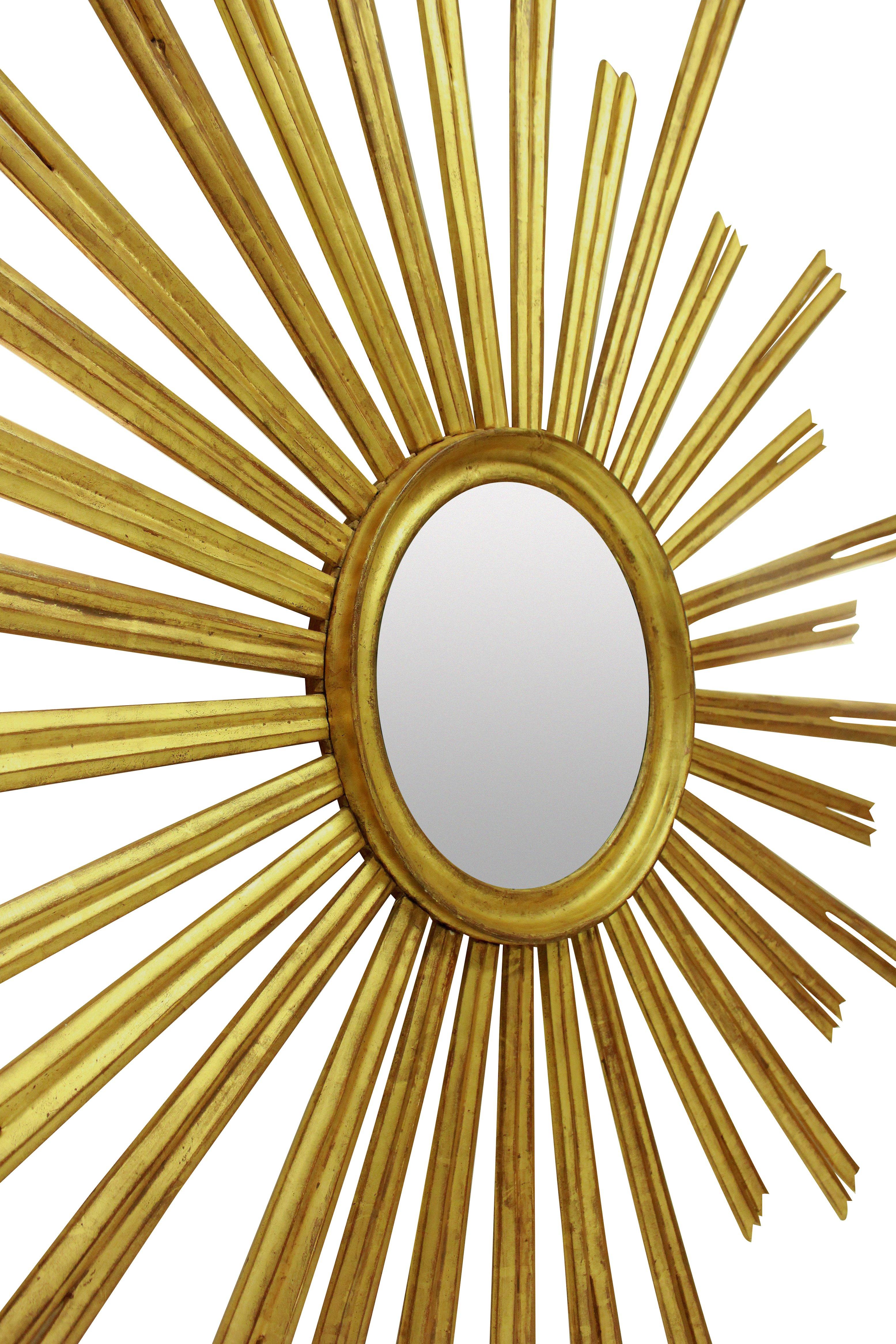 Art Deco Over-Scale French 1930s Sunburst Mirror