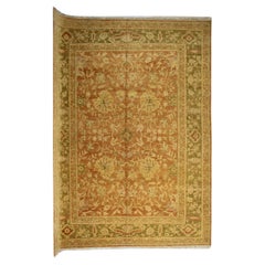 Over Size Oriental Rug Indian Carpet, Antique Rugs, Ziegler Style Gold Rug CHR28