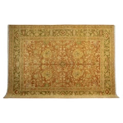 Over Size Oriental Rug Indian Carpet, Antique Rugs, Ziegler Style Gold Rug CHR28