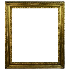 over Sized 19th Century Italian Water Giltwood Frame
