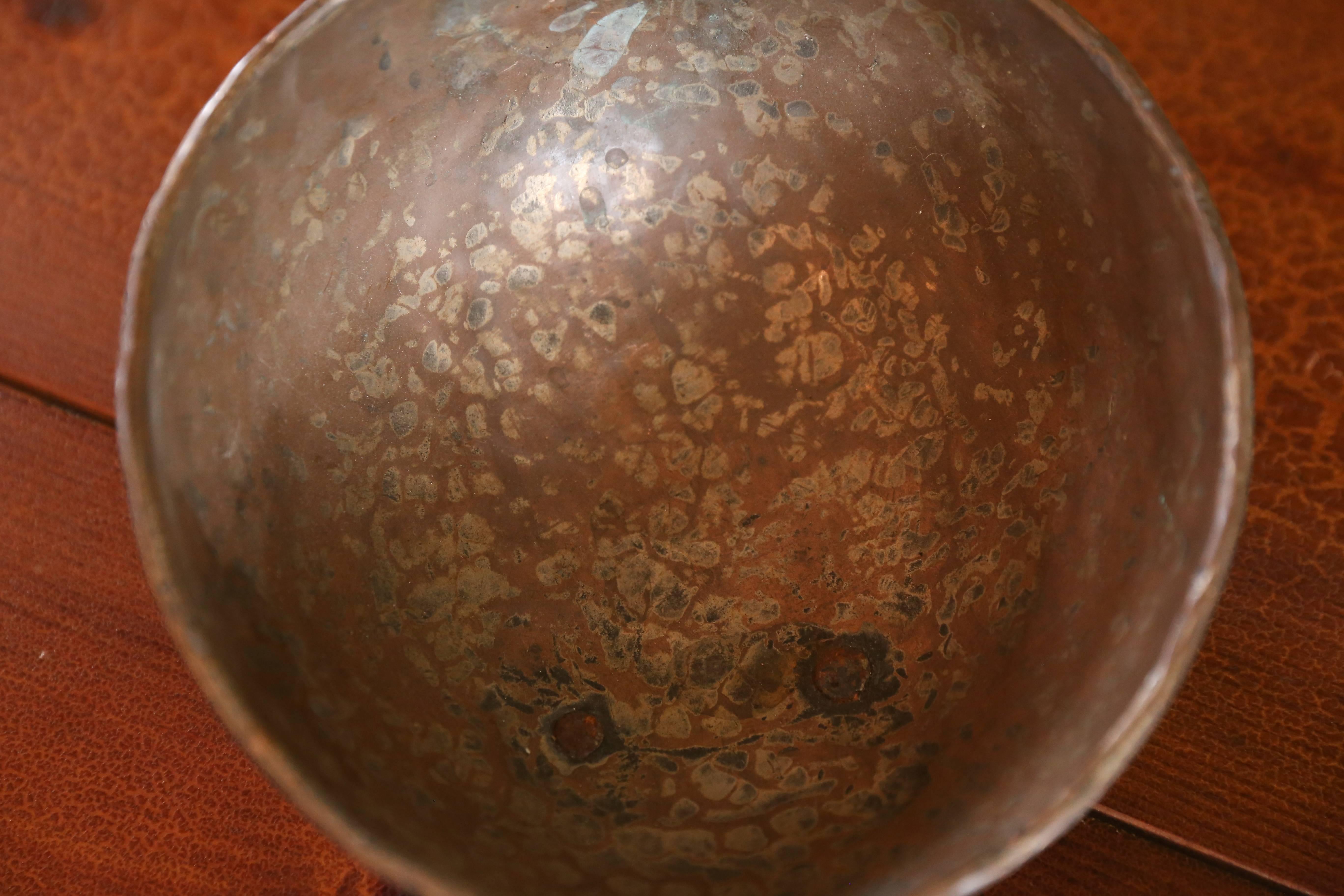 vintage copper ladle