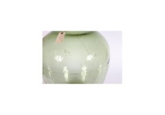 Oversized Antique European Green Glass Demijohn Bottle