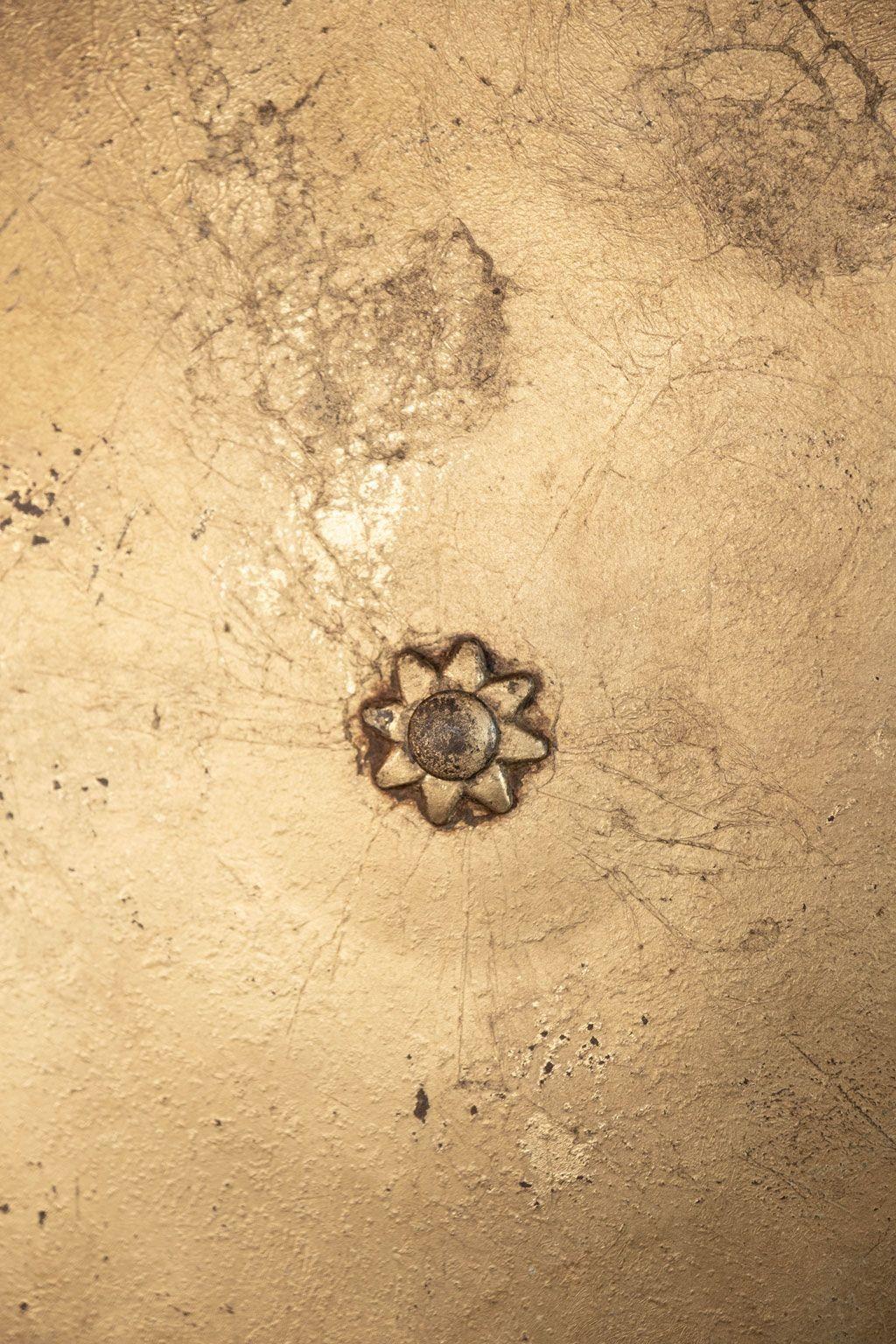 Plafonnier doré de Barcelone surdimensionné en vente 1