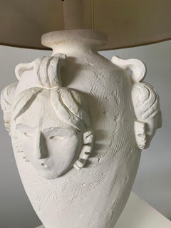 Over-Sized Plaster Figural Table Lamp