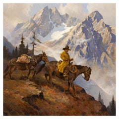« Over the Divide », peinture à l'huile originale de Greg Parker