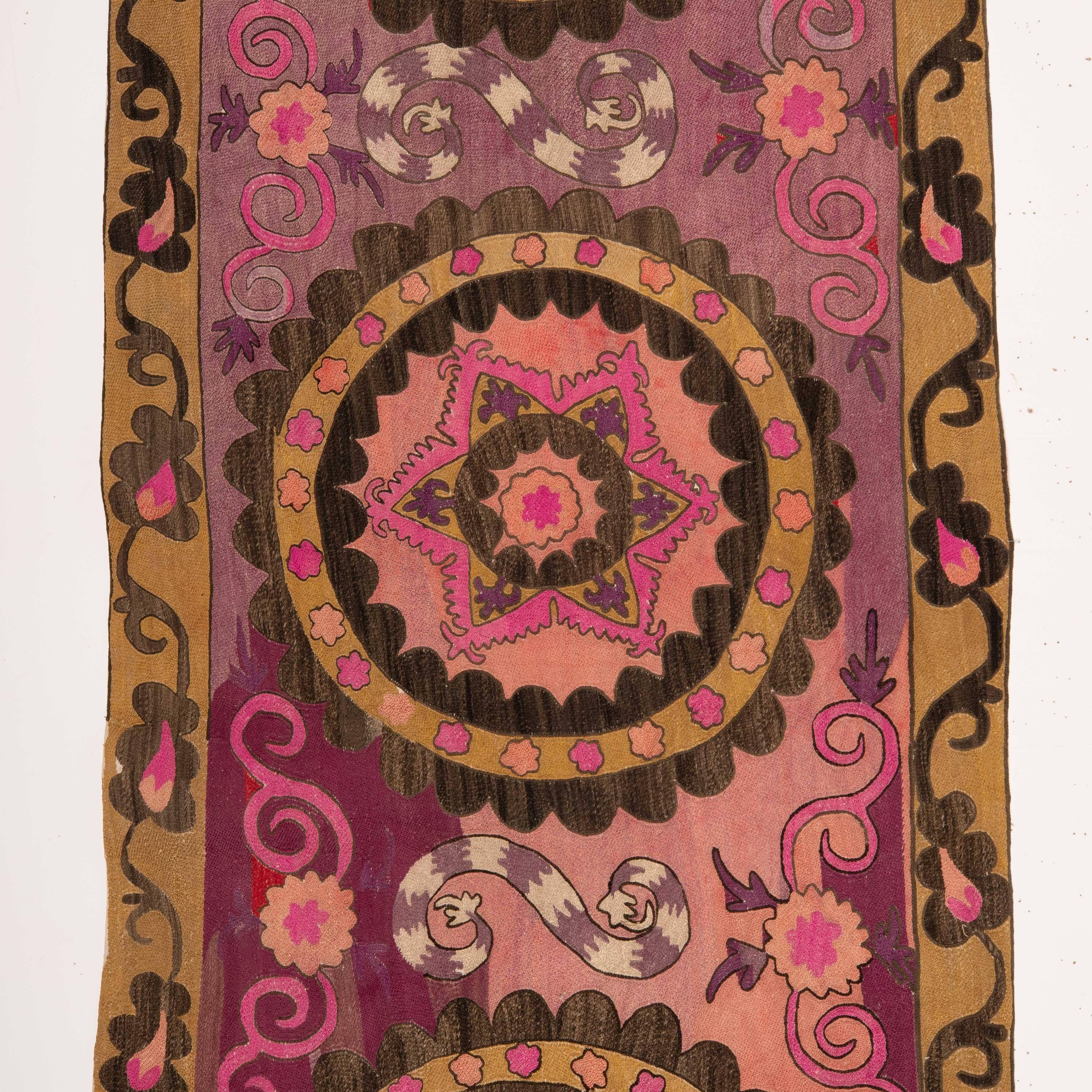 20th Century Overall Embroidered Suzani from Tashkent, Uzbekistan, 1930s For Sale
